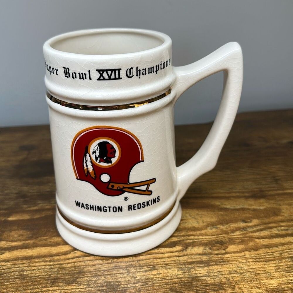Washington Redskins Super Bowl XVII Champions‎ Coffee Mug Cup 1982 Season Record